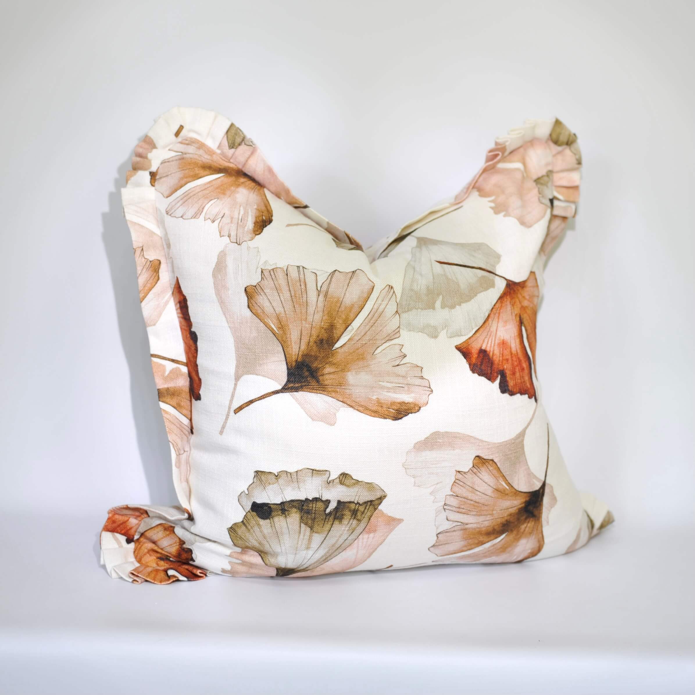 Autumn leaves scatter cushion